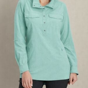 Duluth Trading Co Light Green XS Popover Sun Protection Jacket/Tunic